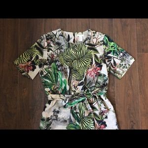H&M Jungle Jumpsuit-Size Large-Barely Worn